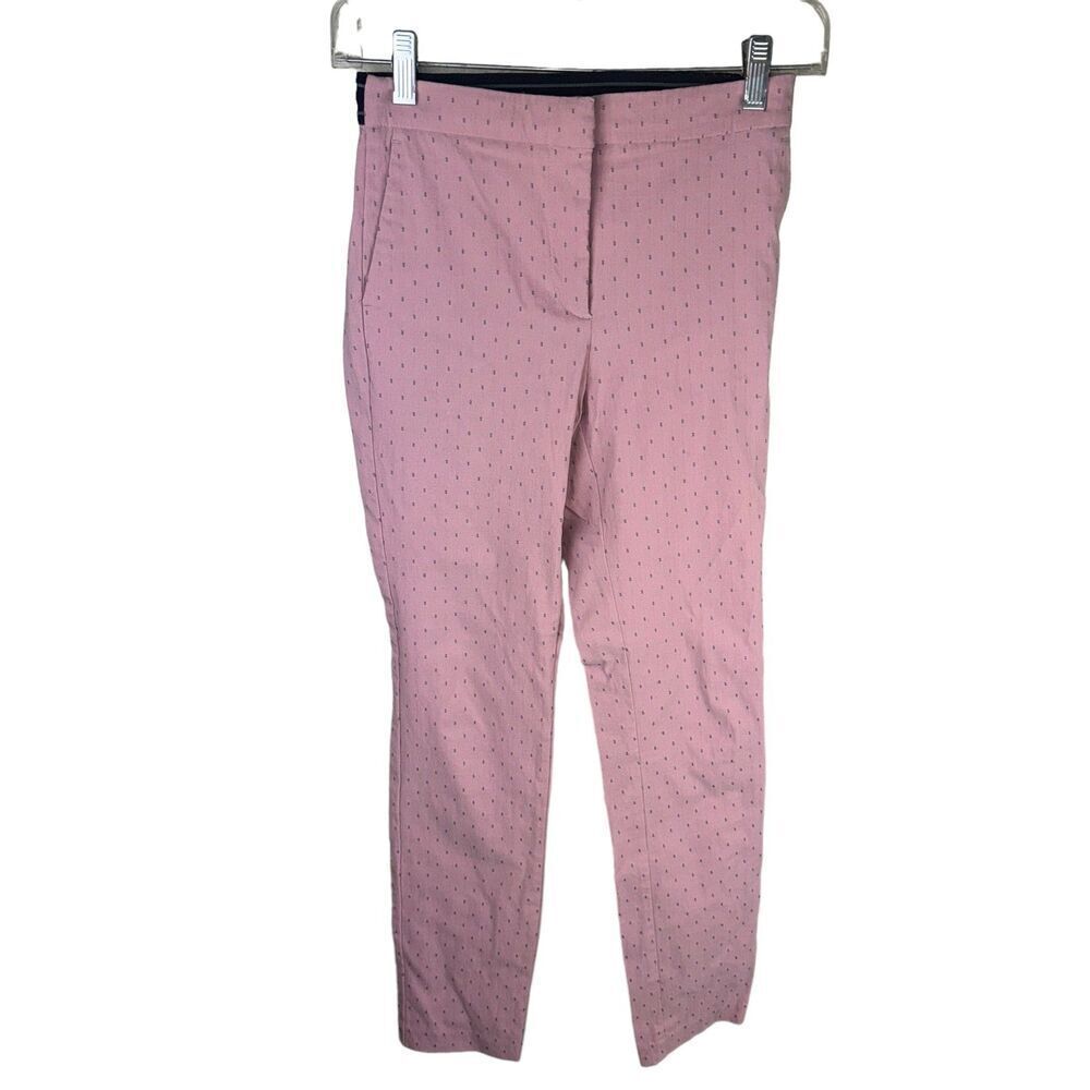 Pink Khaki Pants Chinos - Zara Basic Ankle Length Slim Fit XS